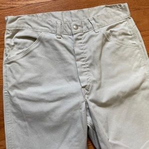 Vintage cream high waisted jeans 31”